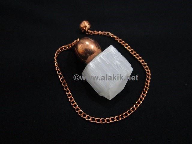 Picture of Raw Selenite Copper Modular Pendulum