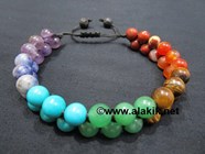 Picture of Chakra Double Line Netted Drawstring Bracelet