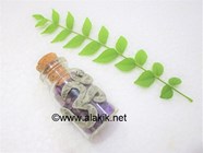 Picture of Amethyst Chips Tibetan Bottle with OM