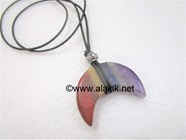 Picture of Chakra Bonded Crescent Moon Necklace
