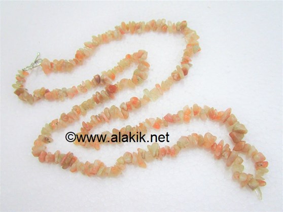 Picture of Sunstone Chips Necklace