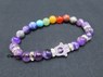 Picture of Amethyst Chakra Bracelet with Hamsa, Picture 1
