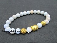 Picture of Angelite Buddha Elastic Bracelet