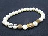 Picture of Mother of Pearl Buddha Elastic Bracelet, Picture 1