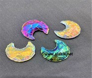 Show details for Titanium Coated Crescent Moon Picture of Titanium Coated Crescent Moon