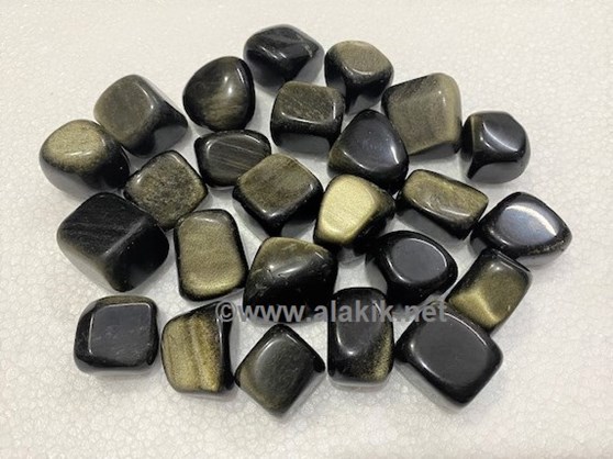 Picture of Gold Sheen Obsidian Tumble Stones