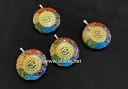 Picture of Chakra Orgone Hexagon Pendant with Om Charm