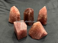 Show details for Strawberry Quartz Natural Points Picture of Strawberry Quartz Natural Points