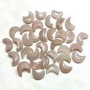 Show details for Rose Quartz Baby Crescent Moons Picture of Rose Quartz Baby Crescent Moons
