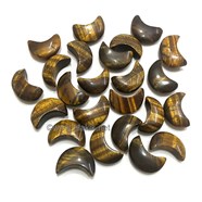 Show details for Tiger Eye Baby Crescent Moons Picture of Tiger Eye Baby Crescent Moons
