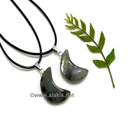 Show details for Labradorite Crescent Moon Pendant Picture of Labradorite Crescent Moon Pendant
