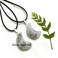 Show details for Rainbow Moonstone Crescent Moon Pendant Picture of Rainbow Moonstone Crescent Moon Pendant