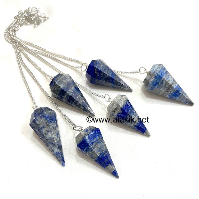 Picture of Lapis Lazuli Faceted Pendulum