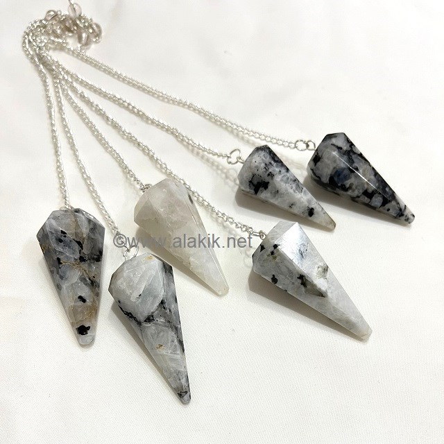 Picture of Rainbow Moonstone Faceted Pendulum