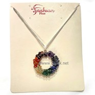 Show details for Chakra Ring pendant with Chain Picture of Chakra Ring pendant with Chain