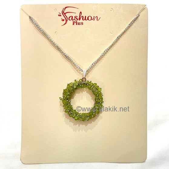 Picture of Peridot Ring pendant with Chain