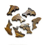 Show details for Tiger Eye Baby Dolphins Picture of Tiger Eye Baby Dolphins
