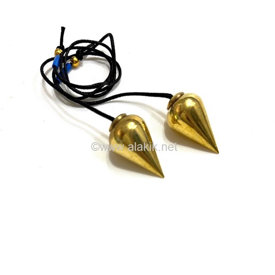 Picture of Basic Drop Brass pendulum with Cord