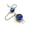 Picture of Lapis Lazuli Ball Pendulum with Evil Eye Bead Chain, Picture 1