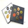 Picture of Engrave Chakra Oval Set with Elegant Black Box , Picture 2