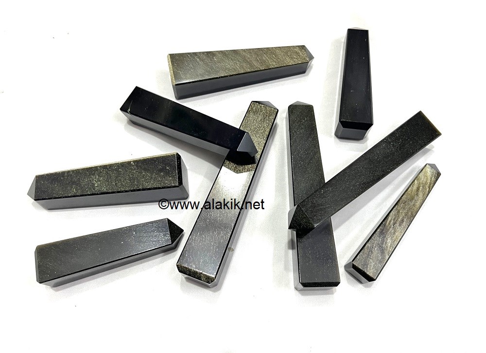 Picture of Golden Sheen Obsidian Towers 