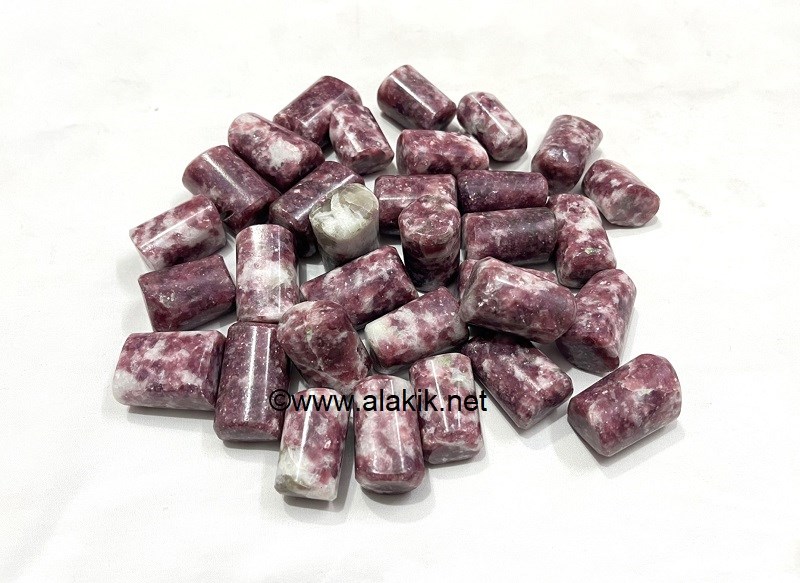 Picture of Lepidolite Tumble stone Hand polish