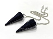 Show details for Blue Sandstone Pendulums Picture of Blue Sandstone Pendulums