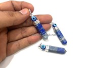 Show details for Lapis Lazuli Evil Eye 2pc Pendant Picture of Lapis Lazuli Evil Eye 2pc Pendant