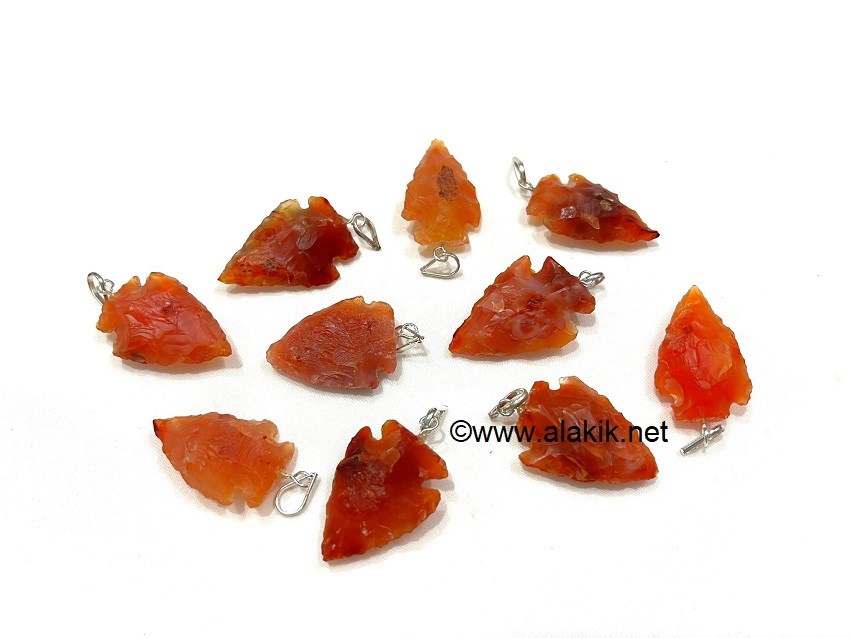 Picture of Red Cornelian Arrowhead Pendant