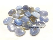 Show details for Blue Lace Agate Worrystones  Picture of Blue Lace Agate Worrystones
