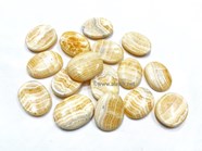 Picture of Banded Yellow Calcite Worrystones