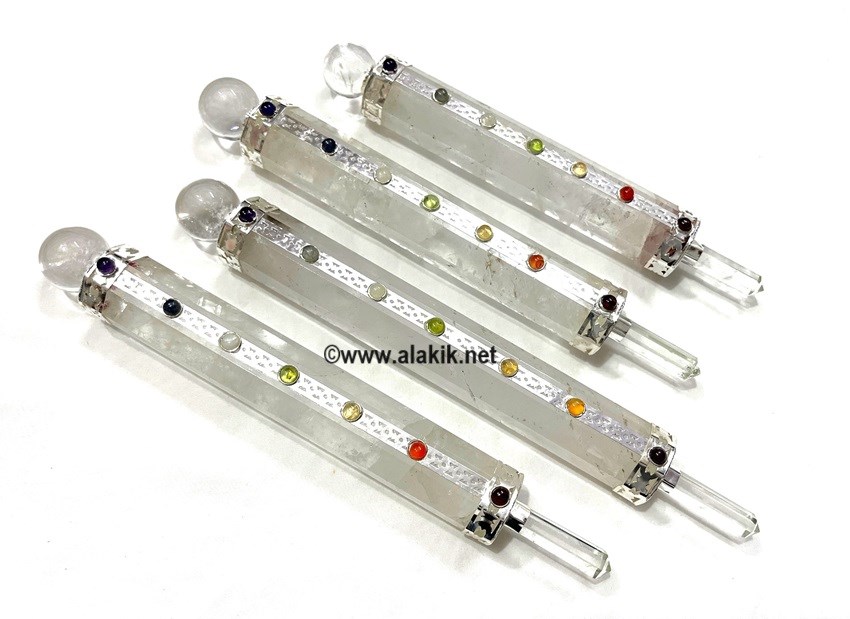 Picture of 7 Chakra Crystal Quartz Healing Stick