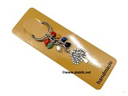 Show details for Chakra Keyring With Tree of Life Picture of Chakra Keyring With Tree of Life