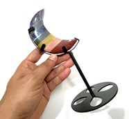 Show details for Bonded Chakra Crescent Moon with Stand Picture of Bonded Chakra Crescent Moon with Stand
